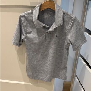 Vineyard Vines Kids Gray Polo Shirt